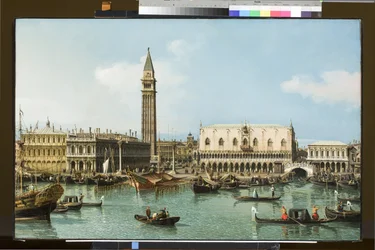 Moloen från San Marcos bassäng, Venedig, ca 1747-1750